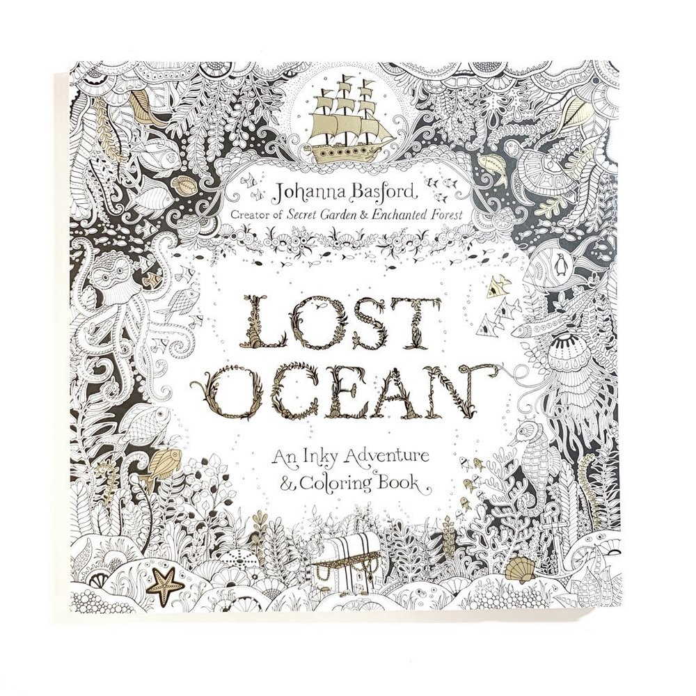 Lost Ocean Adult Coloring Book
